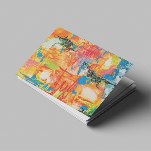 Image of art print card of painting titled "where you wish you were" by Elise Leonard.