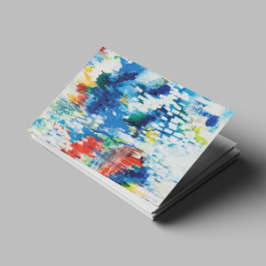 Image of art print card of painting titled "honest living" by Elise Leonard.